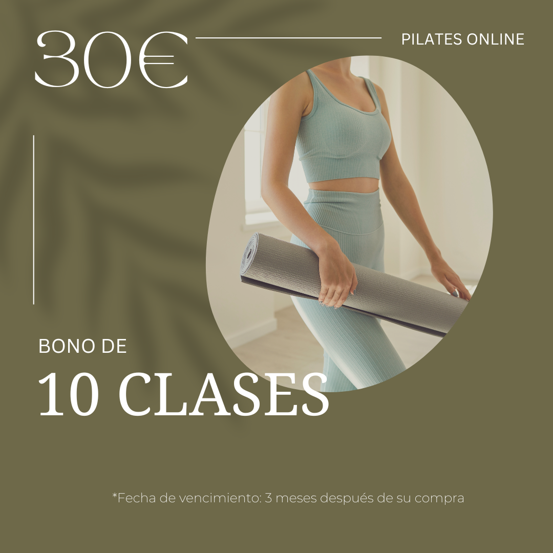 Bono de 10 clases de Pilates