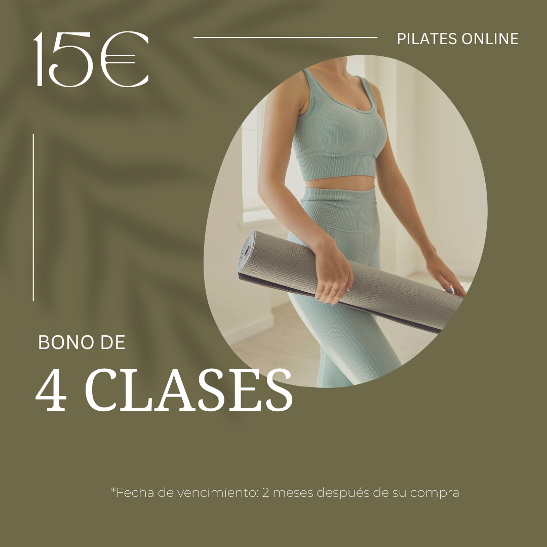 Bono de 4 clases de Pilates